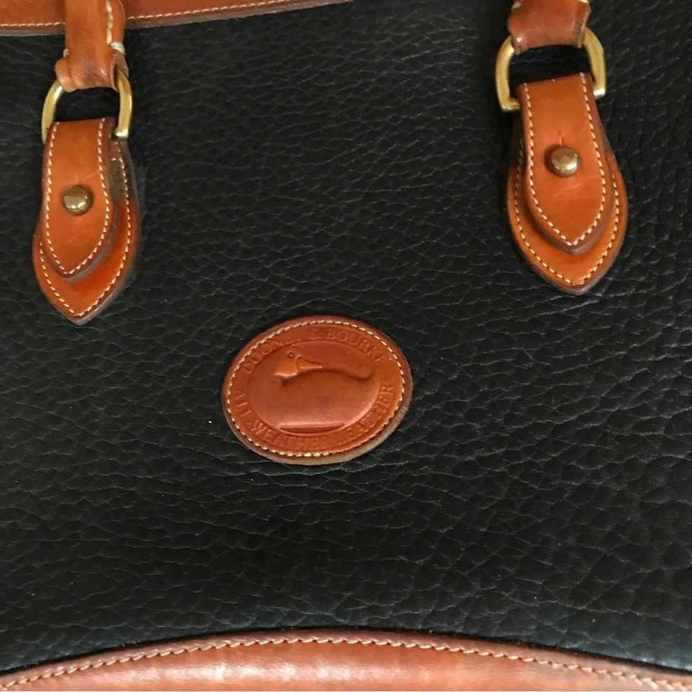 Vintage Authentic Dooney & Bourke Pebbled Leather Satchel